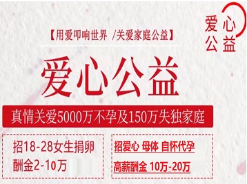 平泉捐卵助孕生子 爱心志愿者招募